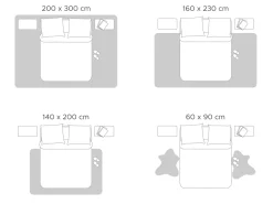 Tapete De Pele Genuina Preta 160 X 230 Cm Mut