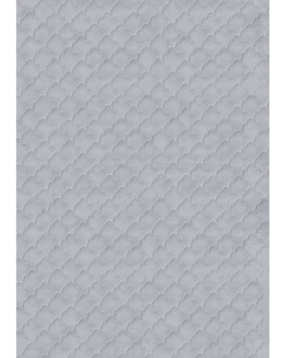 Tapete De Pele Sintetica De Coelho Cinzenta 160 X 230 Cm Gharo