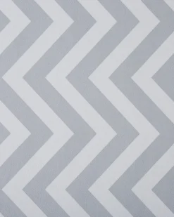 Tapete De Poliester Branco E Cinzento 80 X 300 Cm Saikheda