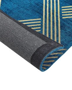 Tapete De Viscose Azul 160 X 230 Cm Vekse