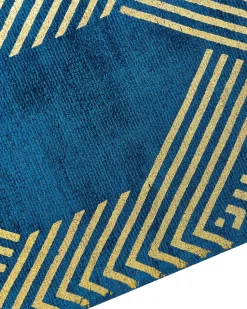 Tapete De Viscose Azul 160 X 230 Cm Vekse