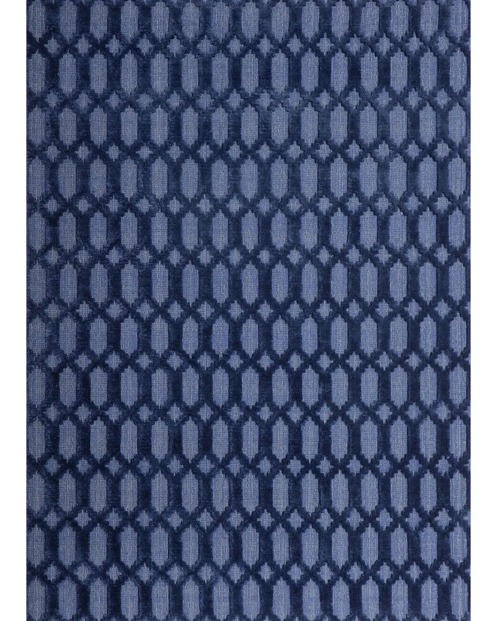 Tapete De Viscose Azul Marinho 160 X 230 Cm Cizre