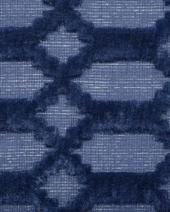 Tapete De Viscose Azul Marinho 160 X 230 Cm Cizre