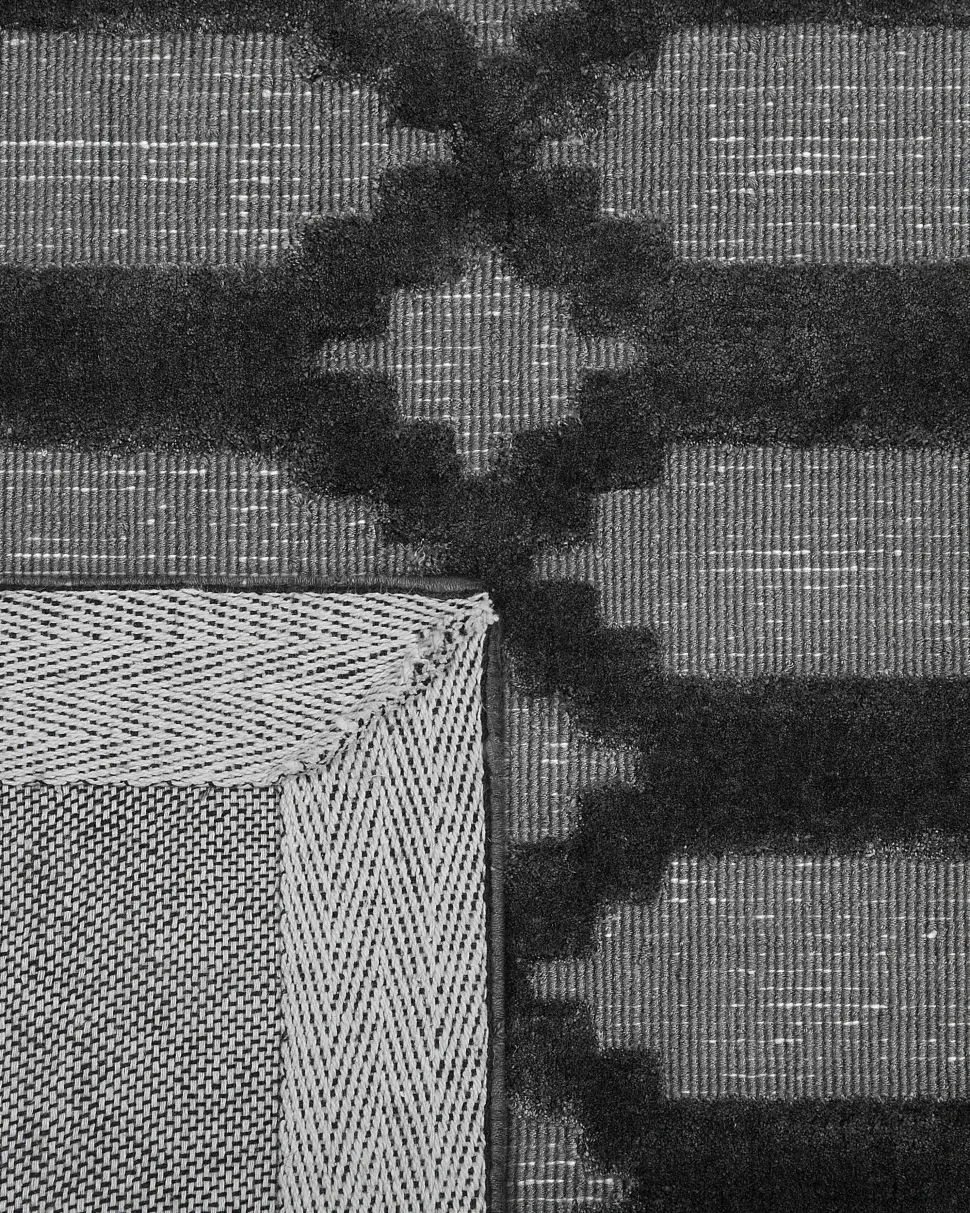 Tapete De Viscose Cinzento Escuro 160 X 230 Cm Cizre