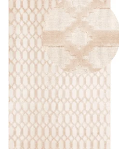 Tapete De Viscose Creme 160 X 230 Cm Cizre