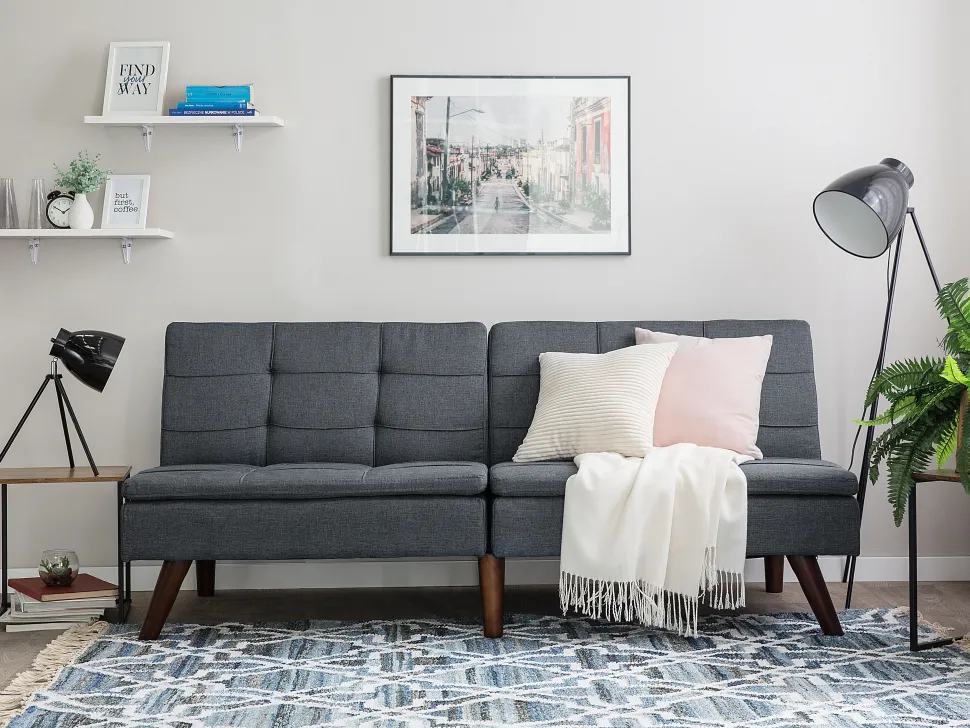 Tapete Em Algodao Azul 140 X 200 Cm Adiyaman