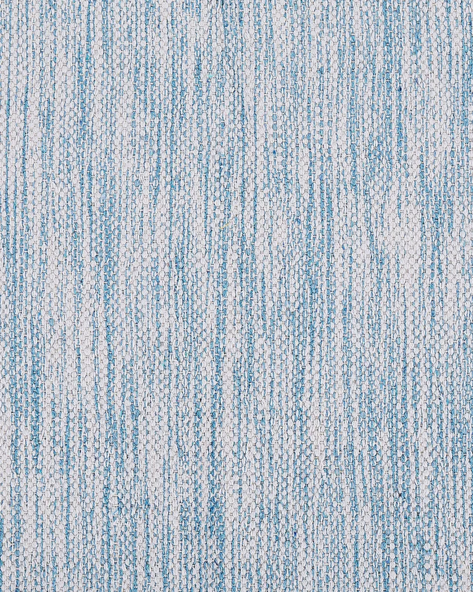 Tapete Em Algodao Azul Claro 160 X 230 Cm Derince