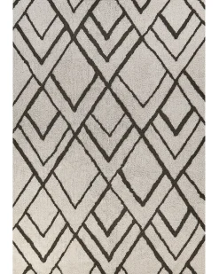 Tapete Em Algodao Branco E Verde 160 X 230 Cm Yesilkoy