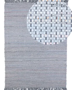 Tapete Em Algodao Cinzento 160 X 230 Cm Besni