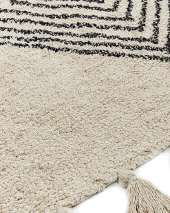 Tapete Em Algodao Creme 160 X 230 Cm Bulcuk