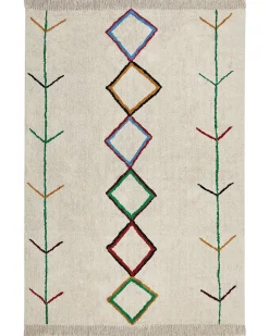 Tapete Em Algodao Creme 160 X 230 Cm Cetmi