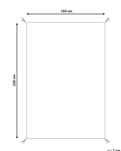 Tapete Em Algodao Creme E Preto 160 X 230 Cm Maltepe