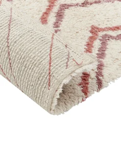 Tapete Em Algodao Creme E Rosa 160 X 230 Cm Kastamonu