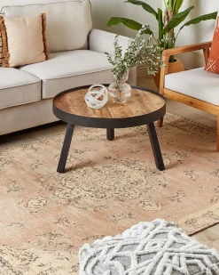 Tapete Em Algodao Creme E Rosa Pessego 160 X 230 Cm Matarim