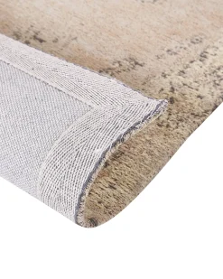 Tapete Em Algodao Creme E Rosa Pessego 160 X 230 Cm Matarim