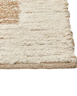 Tapete Em Algodao E Juta Creme 200 X 300 Cm Ziarat
