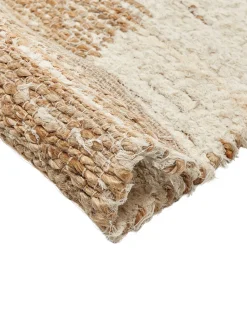 Tapete Em Algodao E Juta Creme 200 X 300 Cm Ziarat