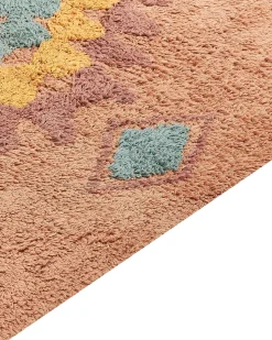 Tapete Em Algodao Laranja 160 X 230 Cm Igdir