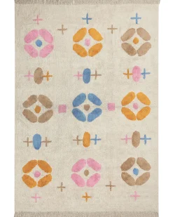 Tapete Em Algodao Multicolor 160 X 230 Cm Daran