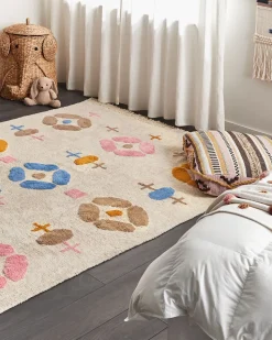 Tapete Em Algodao Multicolor 160 X 230 Cm Daran