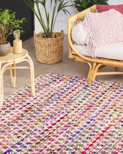 Tapete Em Algodao Multicolor 160 X 230 Cm Arakli