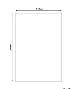 Tapete Em Algodao Multicolor 140 X 200 Cm Nizip