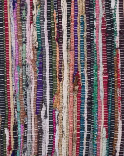 Tapete Em Algodao Multicolor Claro 160 X 230 Cm Danca