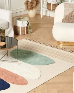 Tapete Em Algodao Multicolor 160 X 230 Cm Zeynak