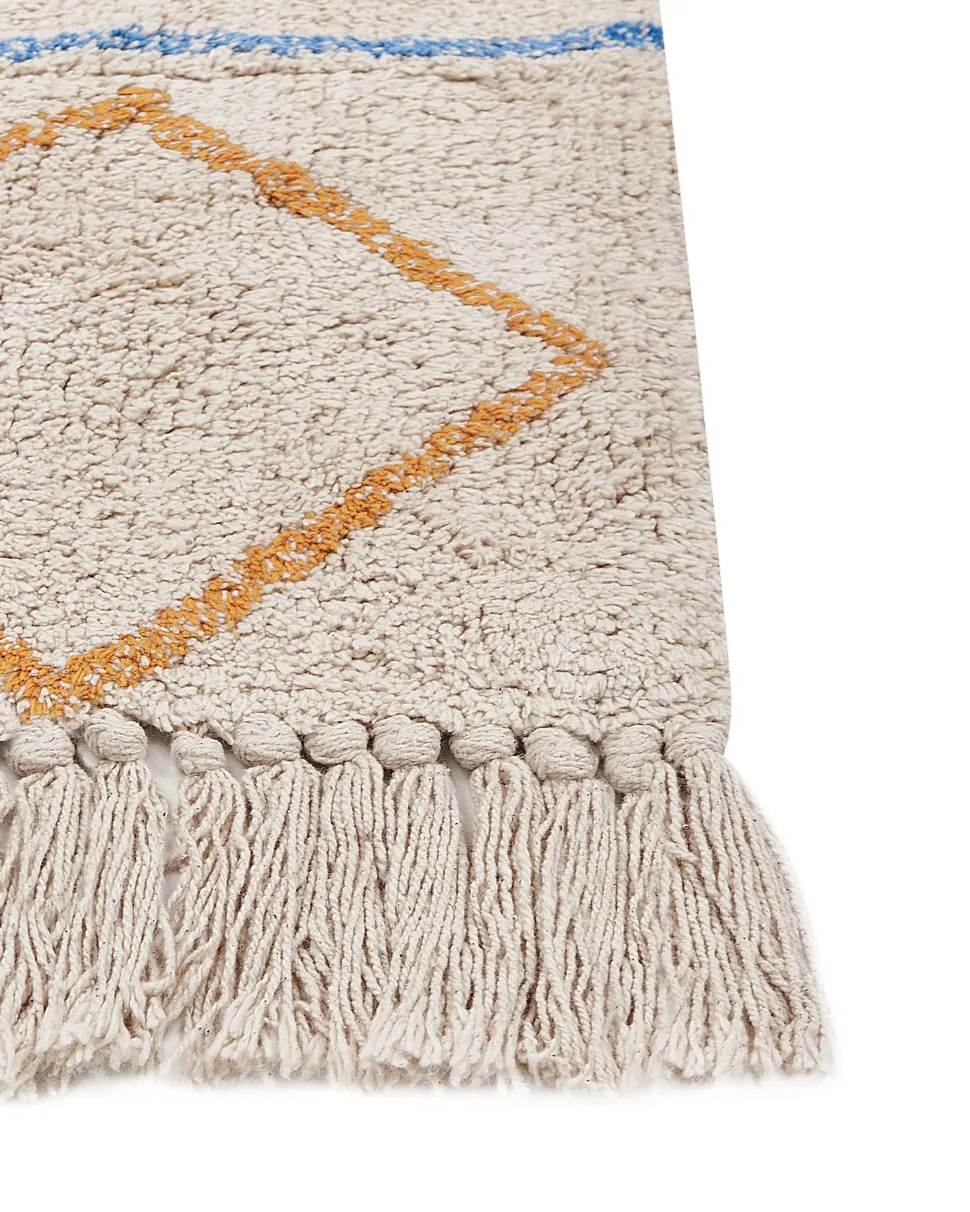 Tapete Em Algodao Multicolor 160 X 230 Cm Kuskan