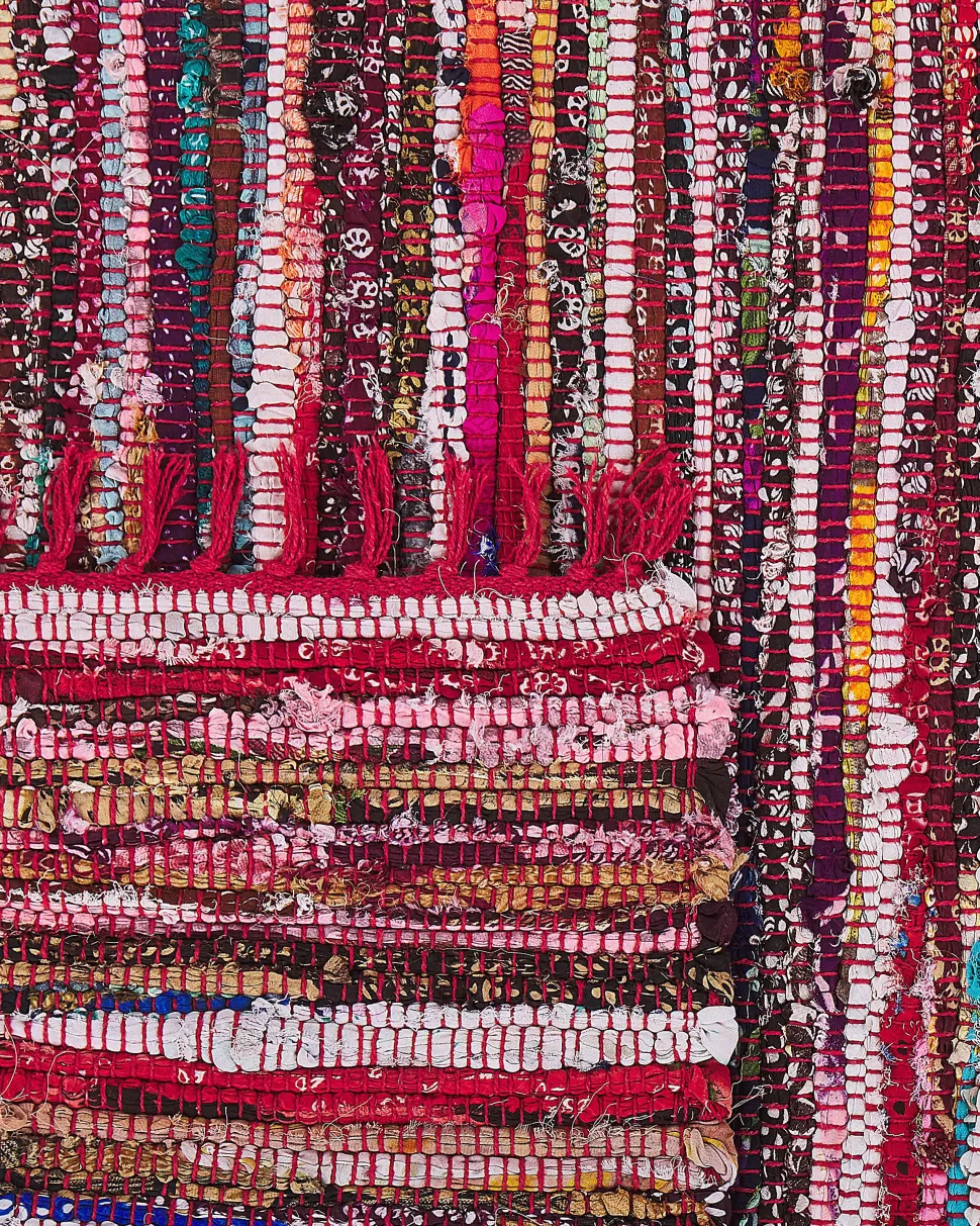 Tapete Em Algodao Multicolor 140 X 200 Cm Danca