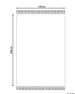 Tapete Em Algodao Multicolor 140 X 200 Cm Danca