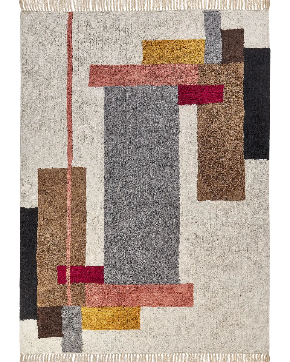 Tapete Em Algodao Multicolor 160 X 230 Cm Niksar