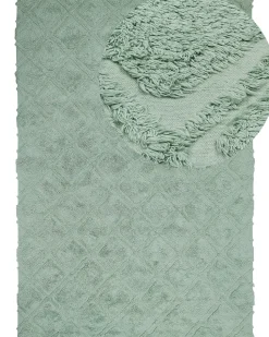 Tapete Em Algodao Verde 160 X 230 Cm Hatay