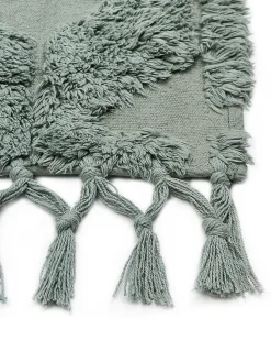 Tapete Em Algodao Verde 160 X 230 Cm Kars