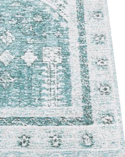 Tapete Em Algodao Verde Menta 160 X 230 Cm Fulla