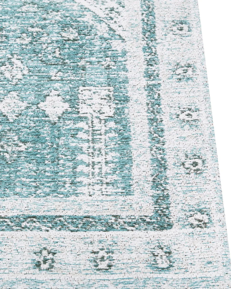 Tapete Em Algodao Verde Menta 160 X 230 Cm Fulla