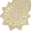 Tapete Em Forma De Estrela De Juta Creme 120 Cm Araban