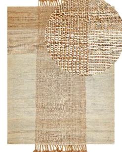 Tapete Em Juta Creme 160 X 230 Cm Hamzalar