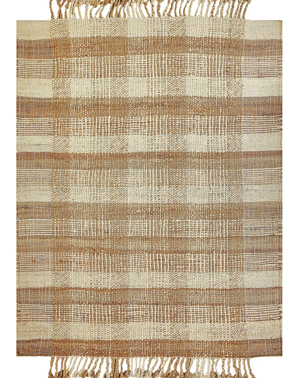 Tapete Em Juta Creme 160 X 230 Cm Berissa