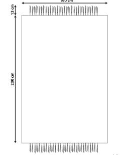 Tapete Em Juta Creme 160 X 230 Cm Berissa