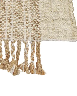 Tapete Em Juta Creme 160 X 230 Cm Ortaoba