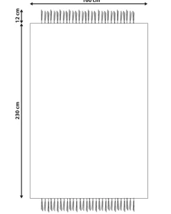 Tapete Em Juta Creme 160 X 230 Cm Ortaoba