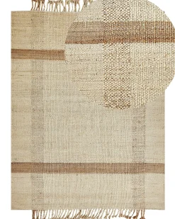 Tapete Em Juta Creme 160 X 230 Cm Yelmez