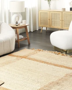 Tapete Em Juta Creme 160 X 230 Cm Yelmez