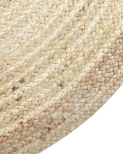 Tapete Em Juta Creme Clara 120 Cm Menemen