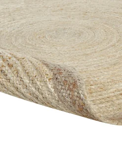 Tapete Em Juta Creme Clara 120 Cm Menemen