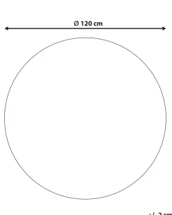 Tapete Em Juta Creme Clara 120 Cm Menemen