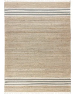 Tapete Em Juta Creme E Cinzenta 160 X 230 Cm Mirza