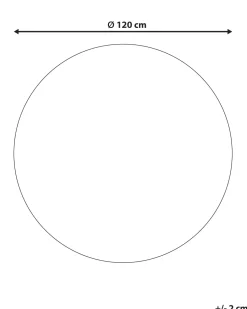 Tapete Em Juta Preta 120 Cm Menemen