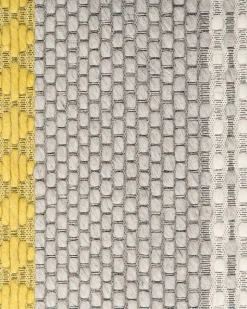 Tapete Em La Amarela E Cinzenta 160 X 230 Cm Akkaya